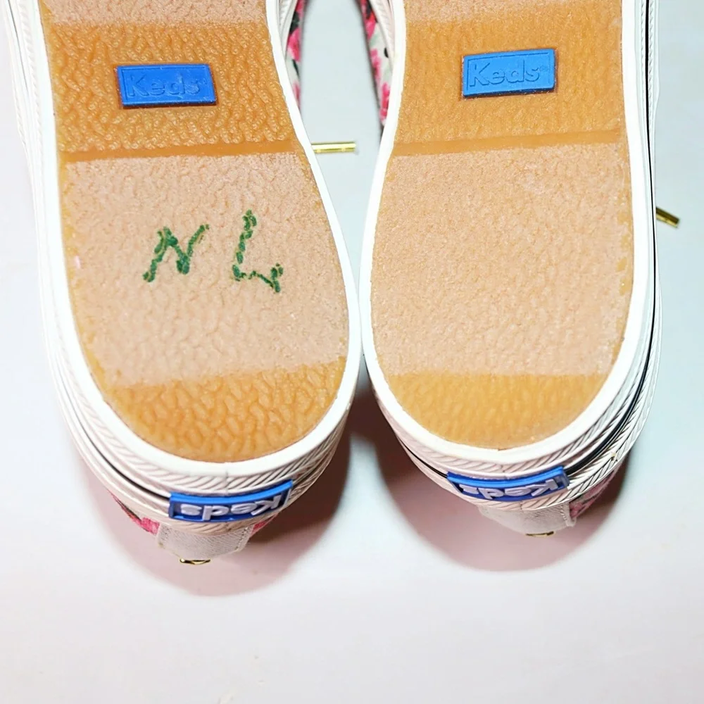 Keds® x Kate Spade Triple Kick Rose Garden Canvas Platform Sneakers